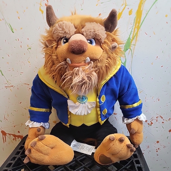 Disney Toys Authentic Disney Store Beast Plush Toy Beauty The Beast